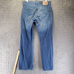 Levis Jeans Mens 32x32 Blue Relaxed Boot Cut 557 Denim Classic Fit